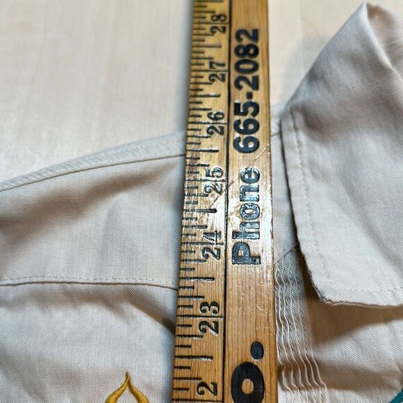 Howlers bro Guayabera Shirt Riverbed Oxford Size Small‎ - Picture 2 of 7